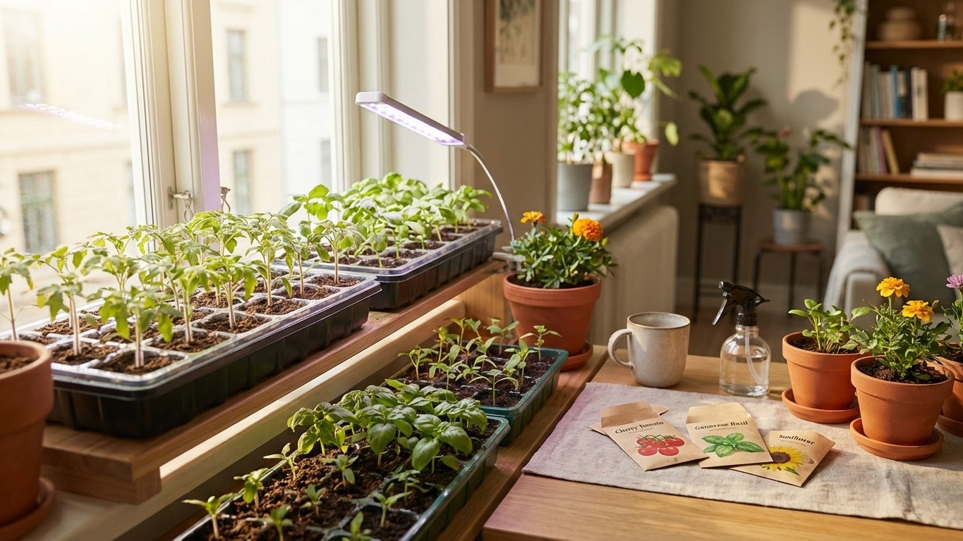 Indoor Seed Starting: Easy Tips to Grow Garden-Fresh Plants Without a Garden