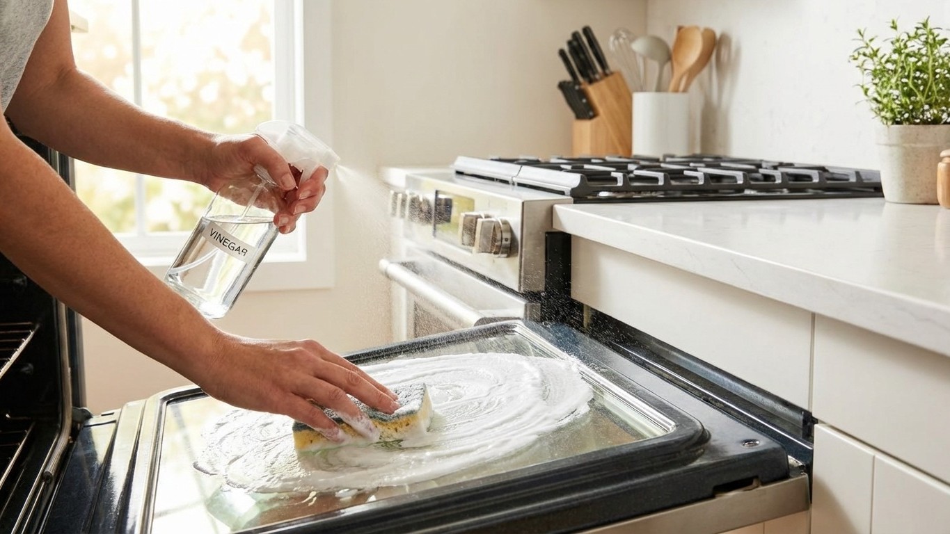 Nettoyer un four naturellement au bicarbonate et au vinaigre : méthode pas à pas