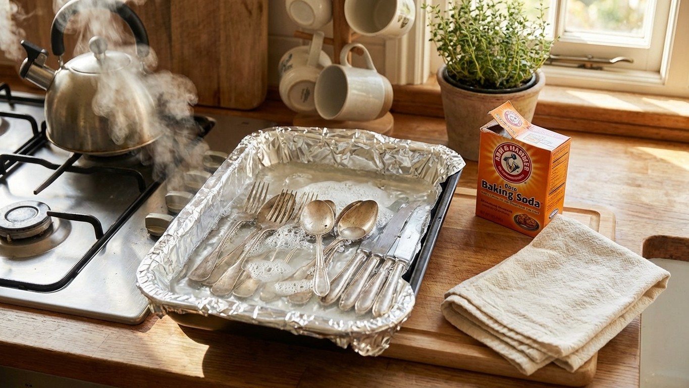 How My Nan’s Bizarre Hands-Free Trick Saved My Tarnished Cutlery