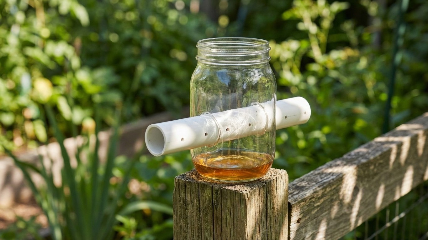 The Old-Fashioned PVC Trap That Outsmarts Wasps Every Spring