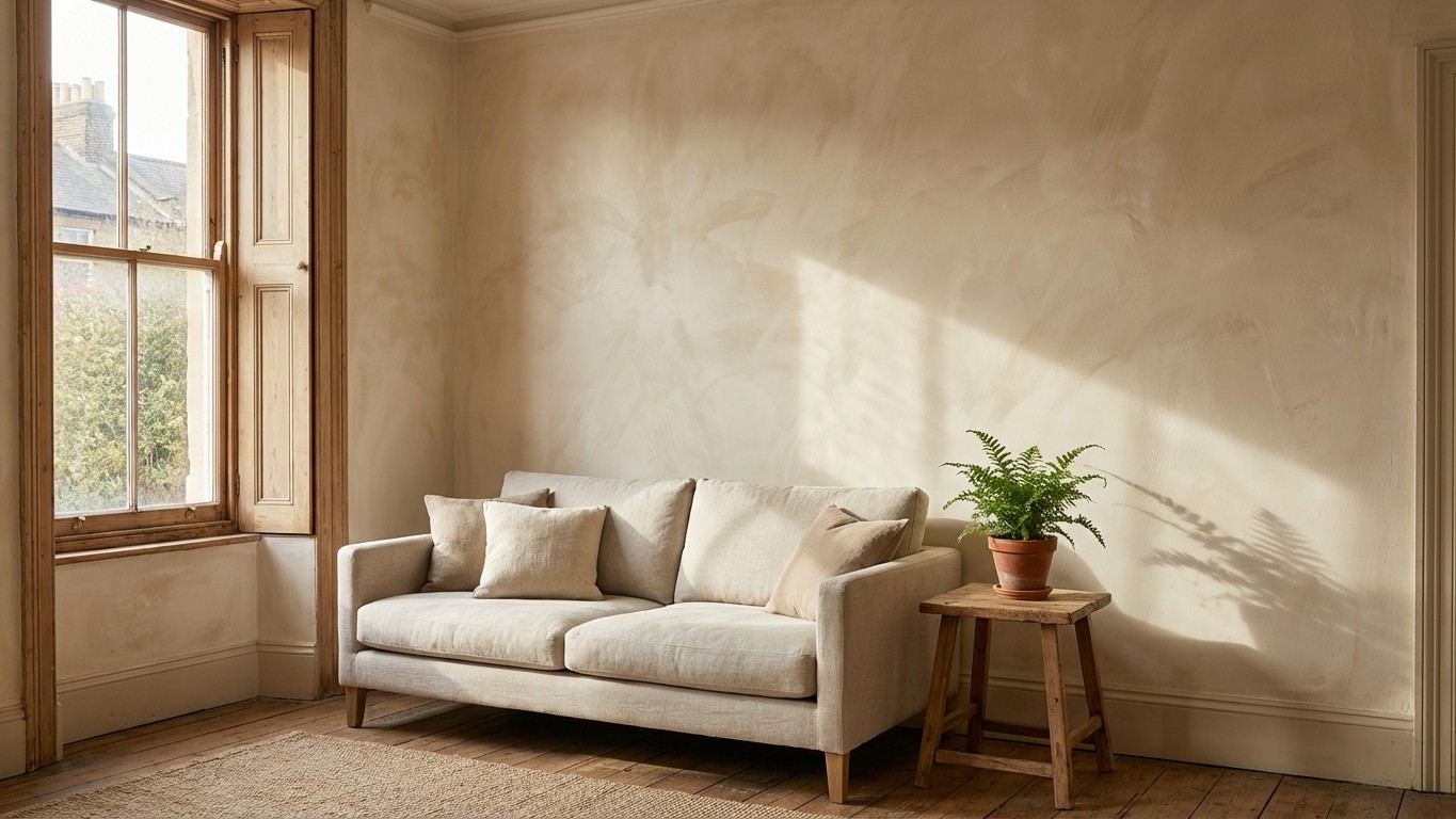 Limewash is taking over British living rooms in 2026—here's why painted walls are out