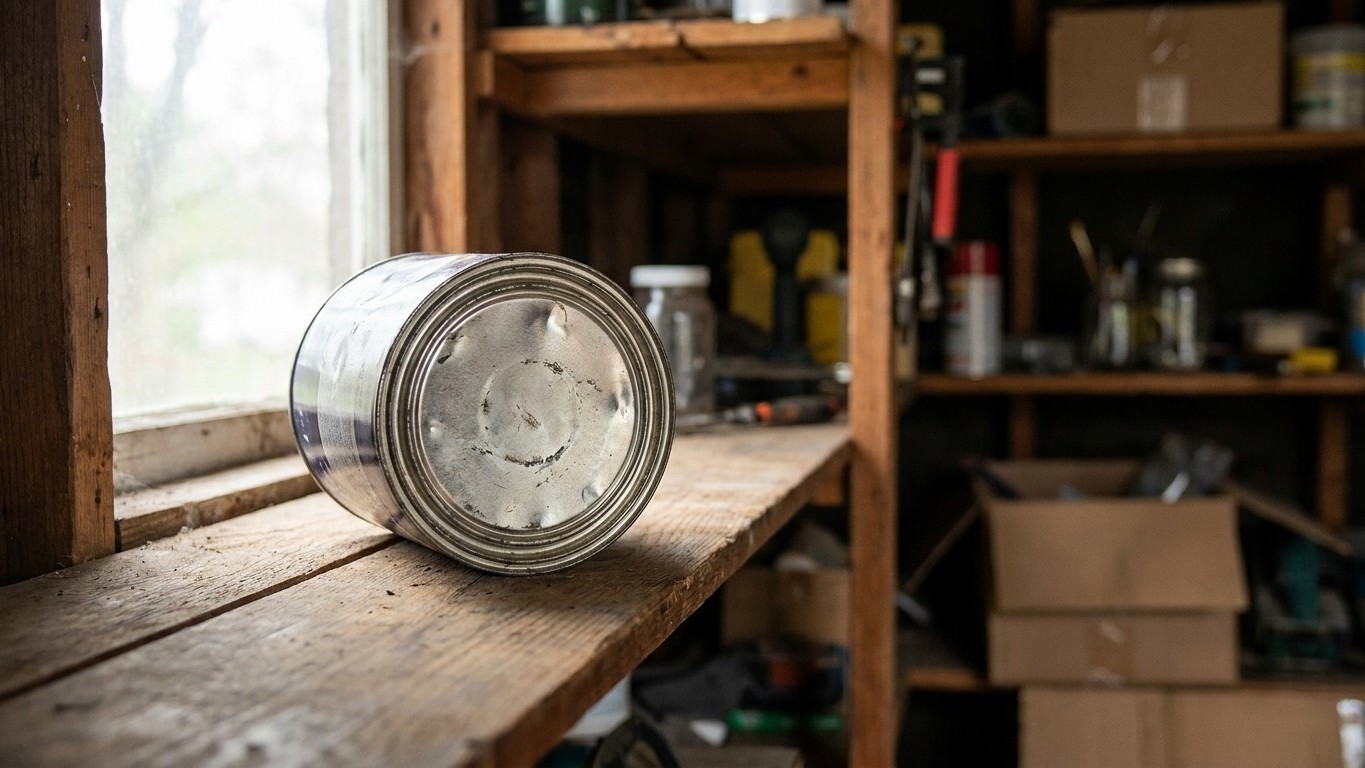 Stop Storing Paint Tins Wrong: The Upside-Down Method That Professionals Have Always Known