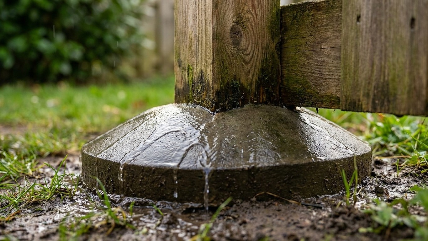 Why Your Fence Posts Are Rotting: The Concrete Dome That Changes Everything