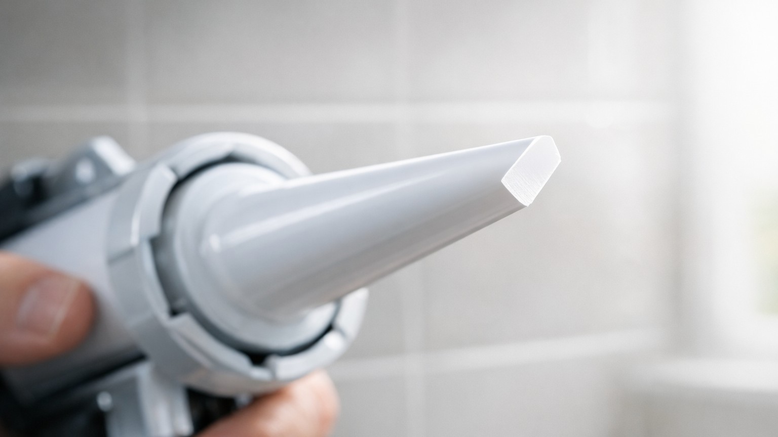 Why Professional Tilers Cut Caulk at an Angle (And Why You Should Too)