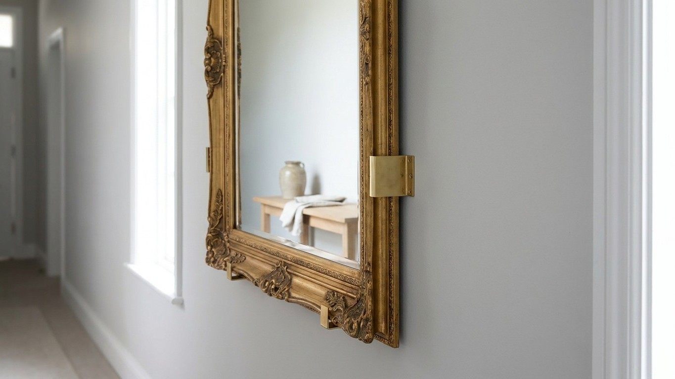 Why Your Heavy Mirror Keeps Tilting: A Handyman's Simple Fix That Changes Everything