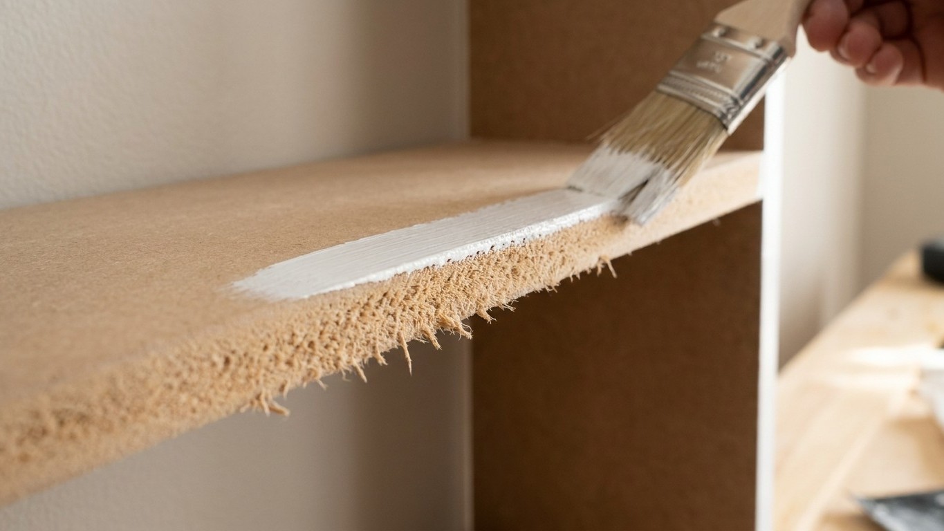 Why Your MDF Shelf Edges Stay Fuzzy (And How to Fix It)