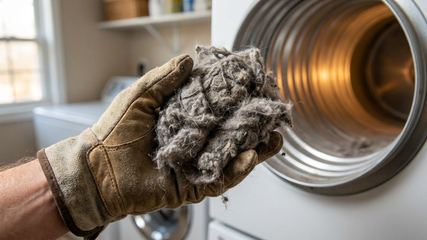 I cleaned the lint filter after every single load just to keep my dryer quick: the day I pulled off the panel behind it, I...