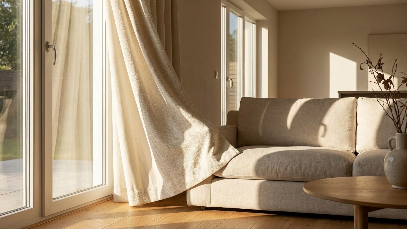 I Hung a £12 Curtain Over My Patio Door for Decoration—My Living Room Stayed Cool All Summer Without AC