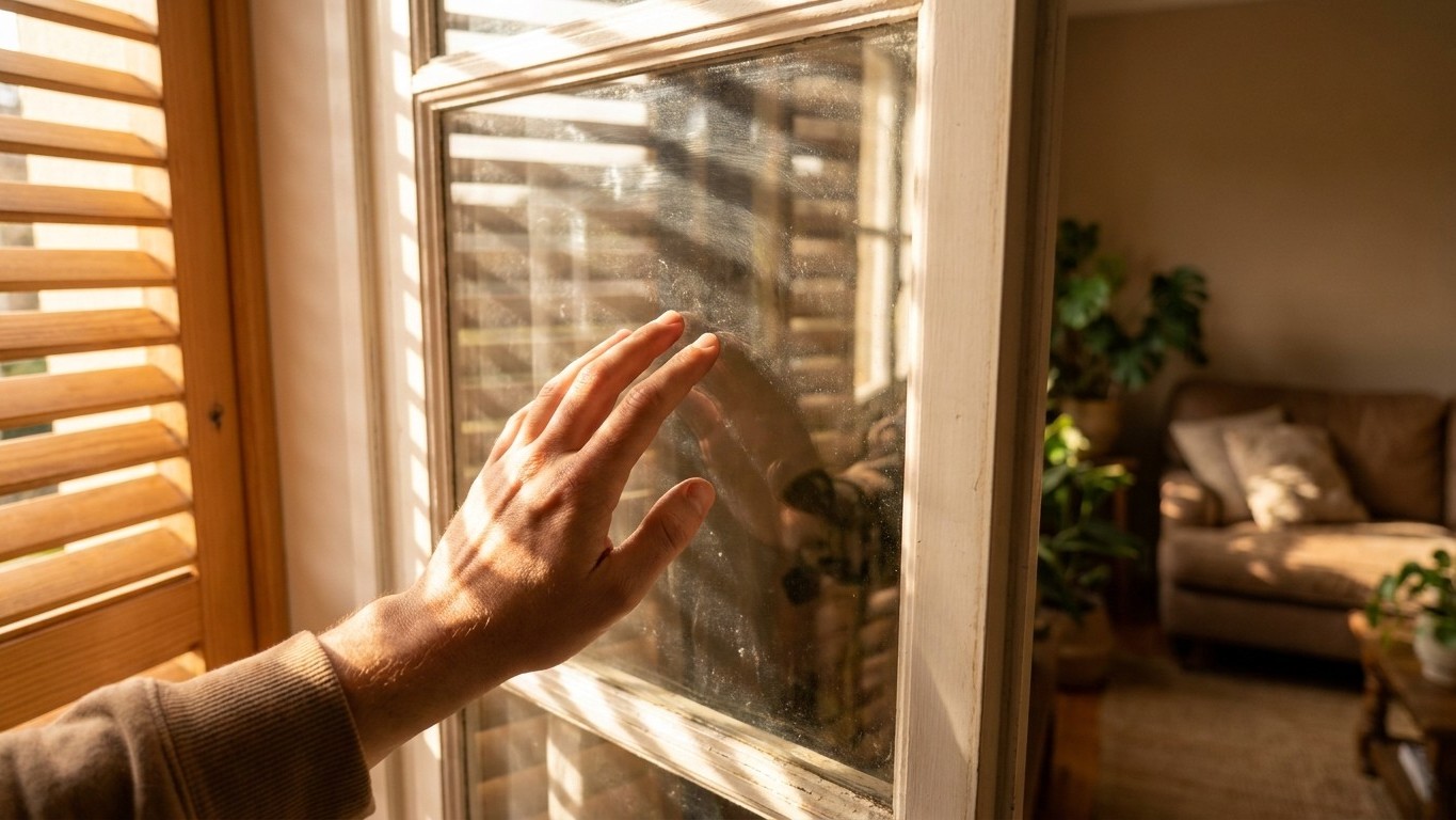 I Sealed My Shutters Against the Heat—Then I Touched the Glass and Everything Changed