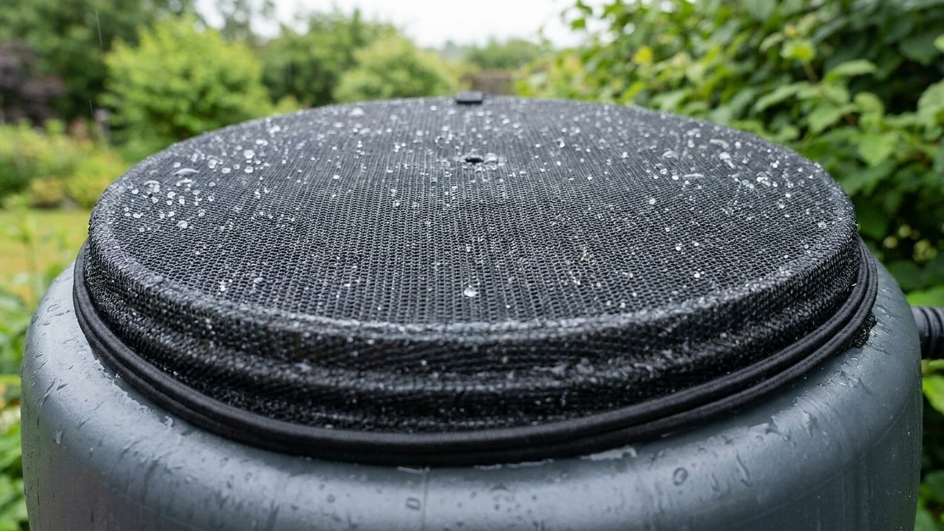 I stretched a fine 1 mm mesh over my water butt inlet just to keep the leaves out: since then, not a single larva in the w...