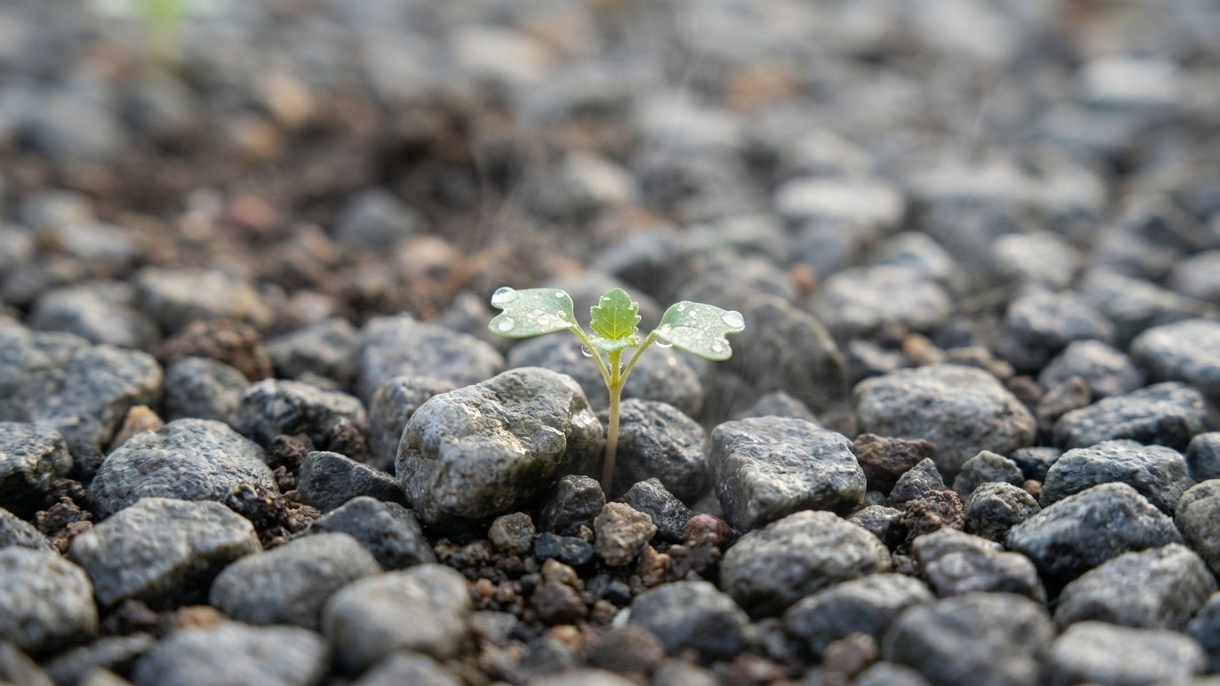 « I thought pulling them out was enough »: why weeds in gravel always grow back and what boiling water does that your hand...