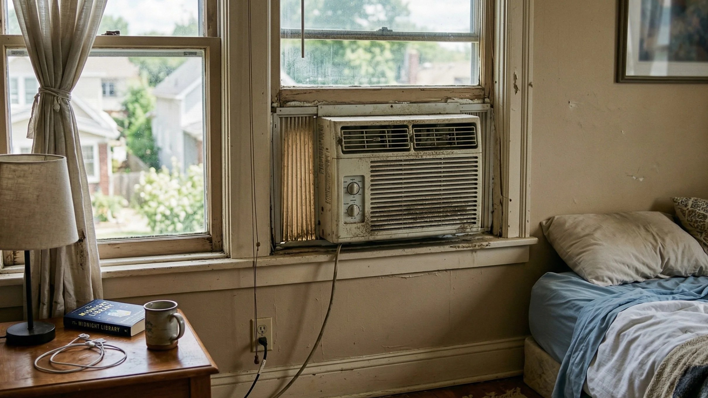'I thought the machine was just too weak': why a portable AC with the hose through an open window can never cool the room