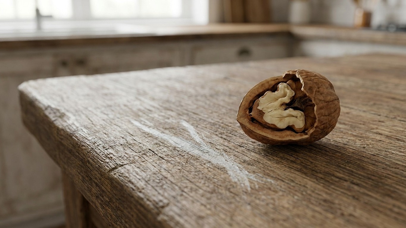 My grandfather always kept a walnut in his toolbox next to the furniture polish: I laughed for years before understanding ...