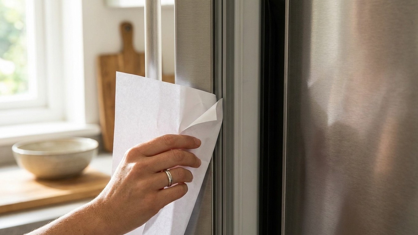 Skip the Repair Shop: The 10-Second Paper Test That Reveals Why Your Fridge Never Stops Running