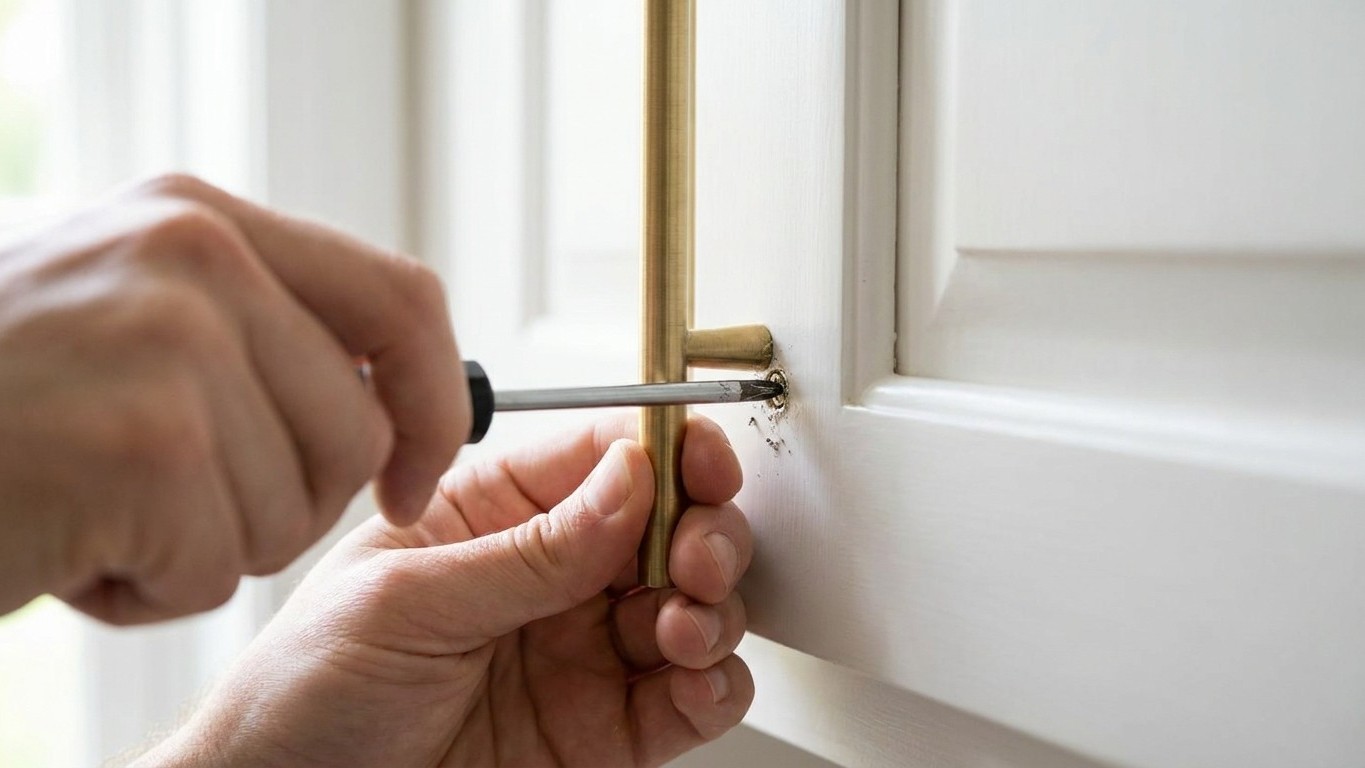 We all keep saving up to replace the whole kitchen, when this £4 swap on the doors changes the entire look of the run