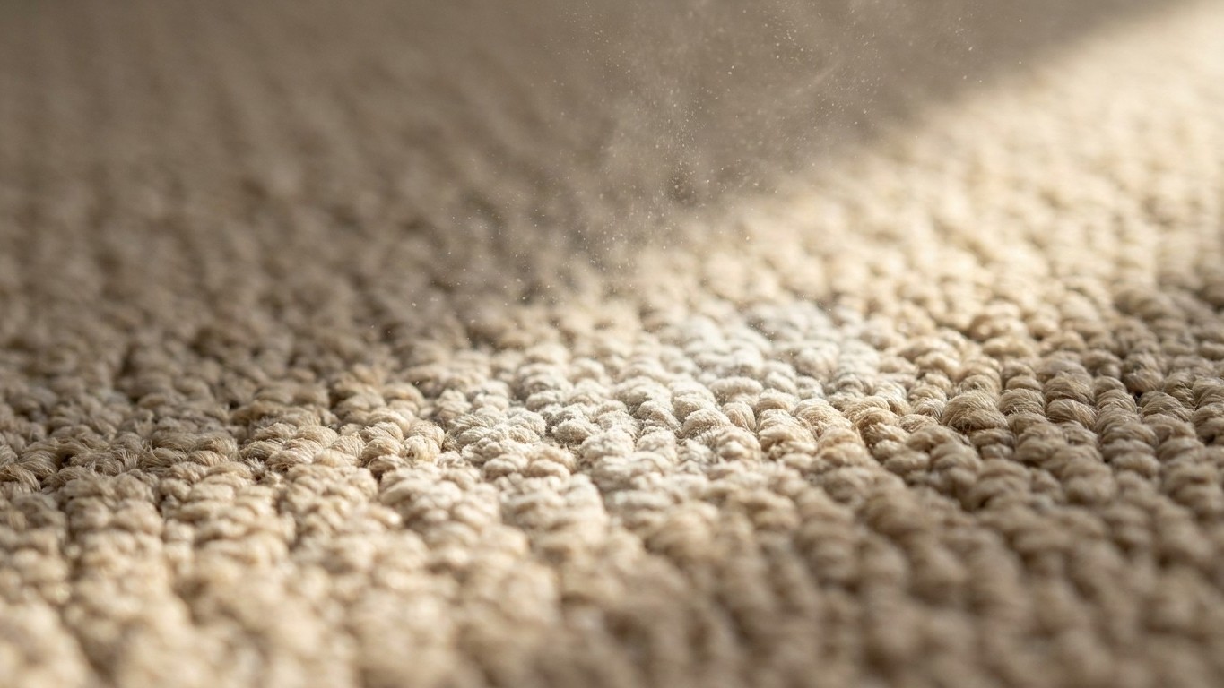 I dry-sanded an old chest of drawers in my living room just to freshen it up: when I saw what had settled into the carpet,...