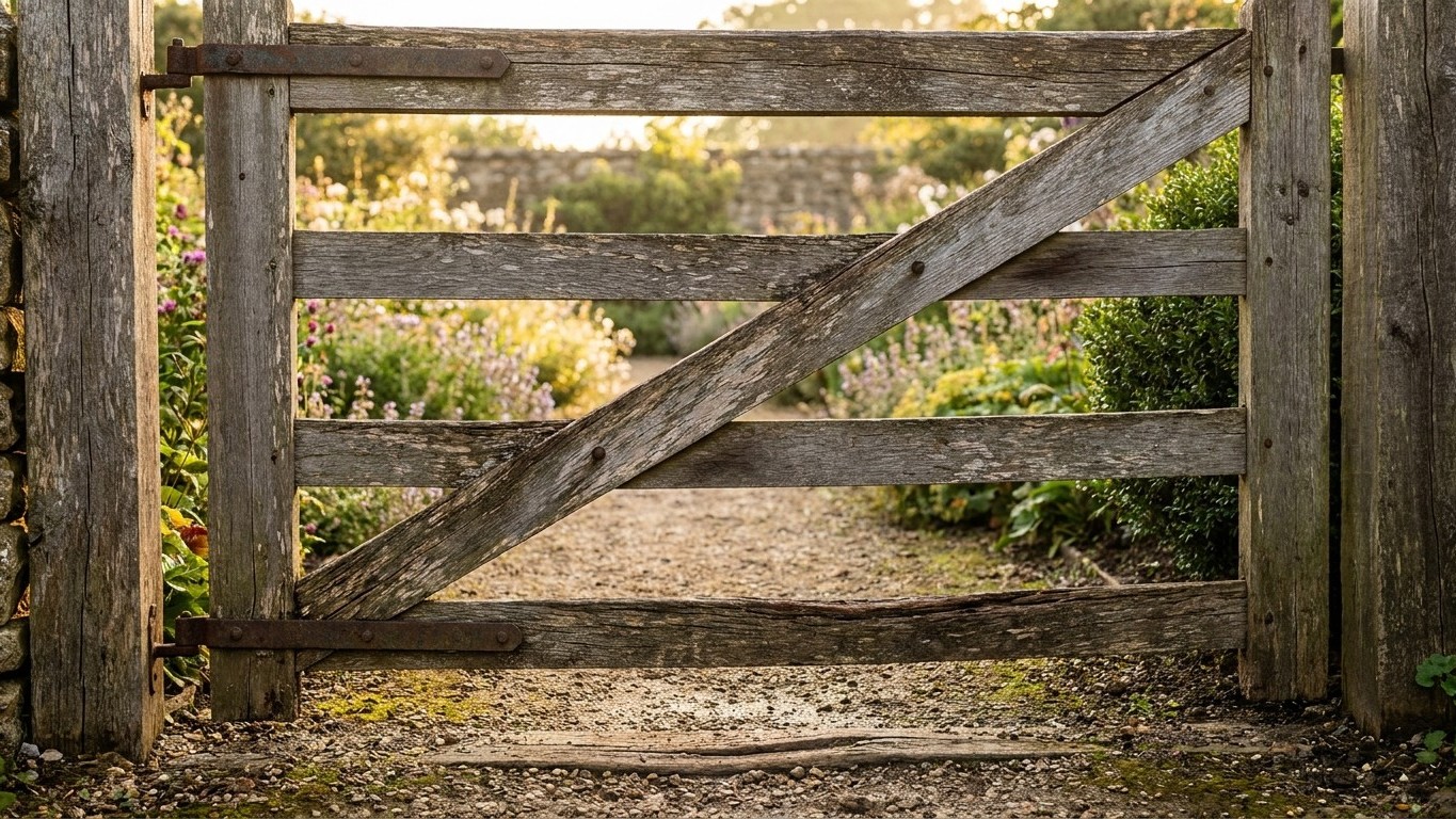 I fixed the diagonal brace on my wooden gate from the top hinge down just to keep it square: by the second winter, hearing...