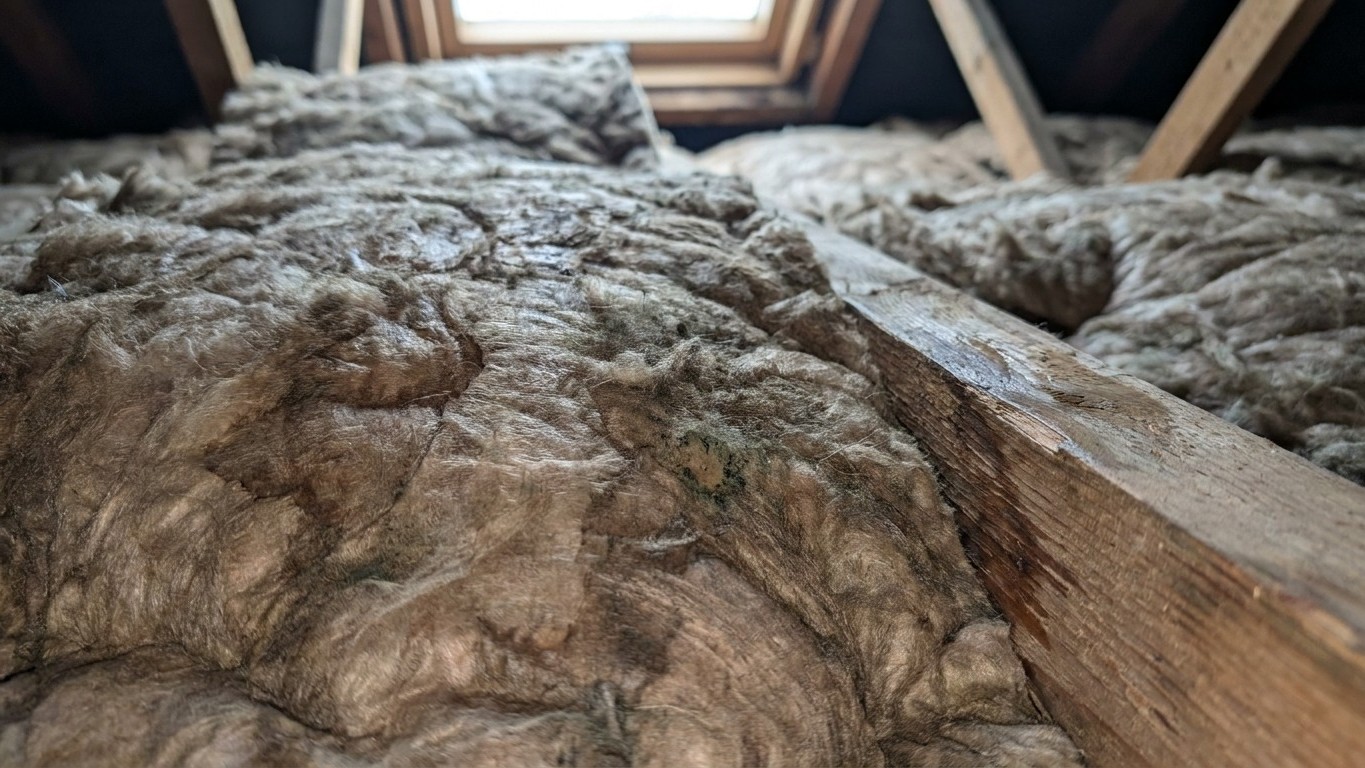 I ran my bathroom extractor fan up into the loft just to avoid drilling through the wall: when I lifted the insulation two...