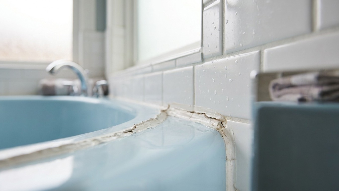I resealed my bathtub with the tub empty just to save an afternoon: the first time I filled it, I saw what the acrylic did...
