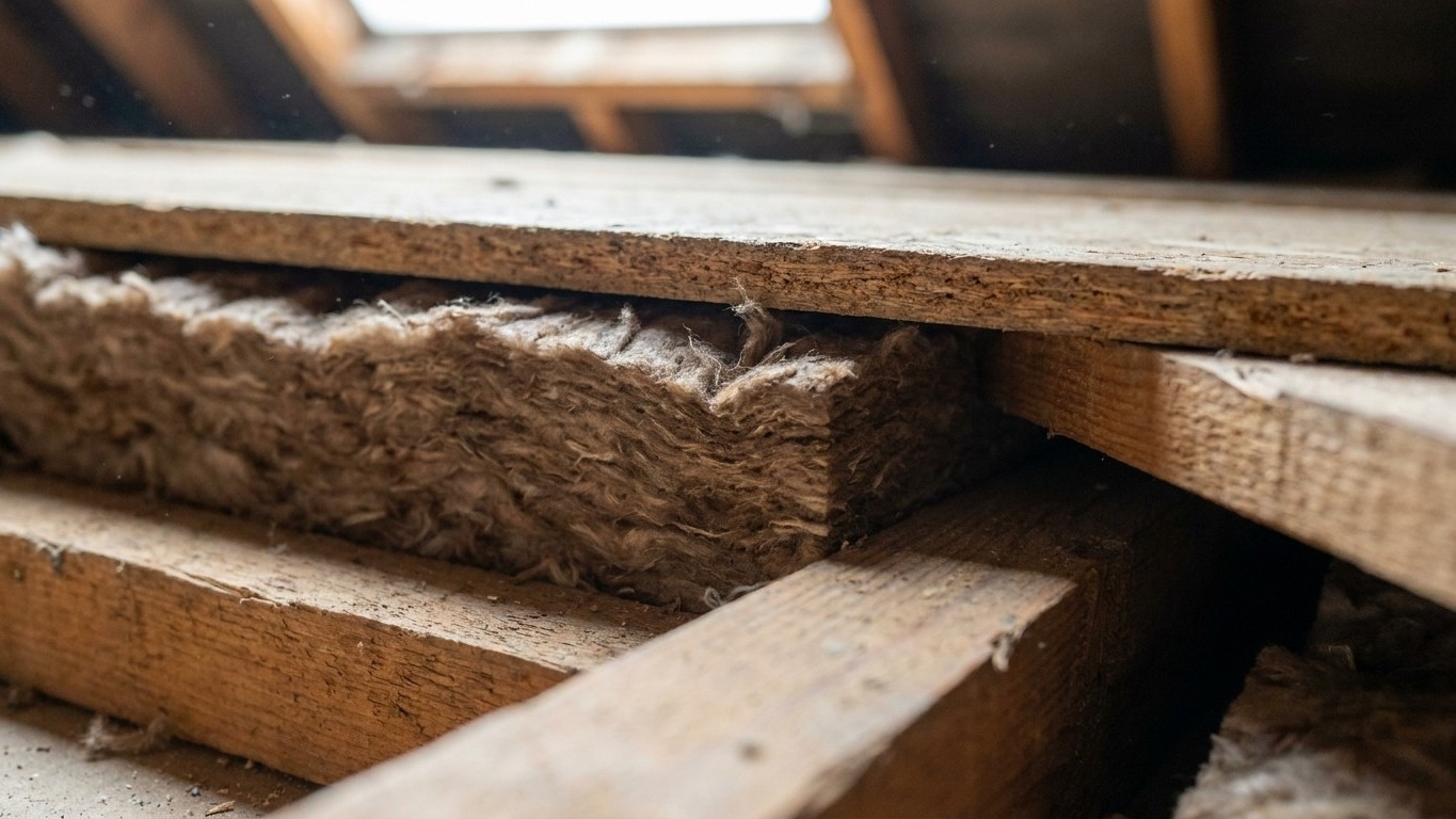 I screwed my loft boards straight down onto the joists just to get the storage back: the first cold snap, standing in the ...