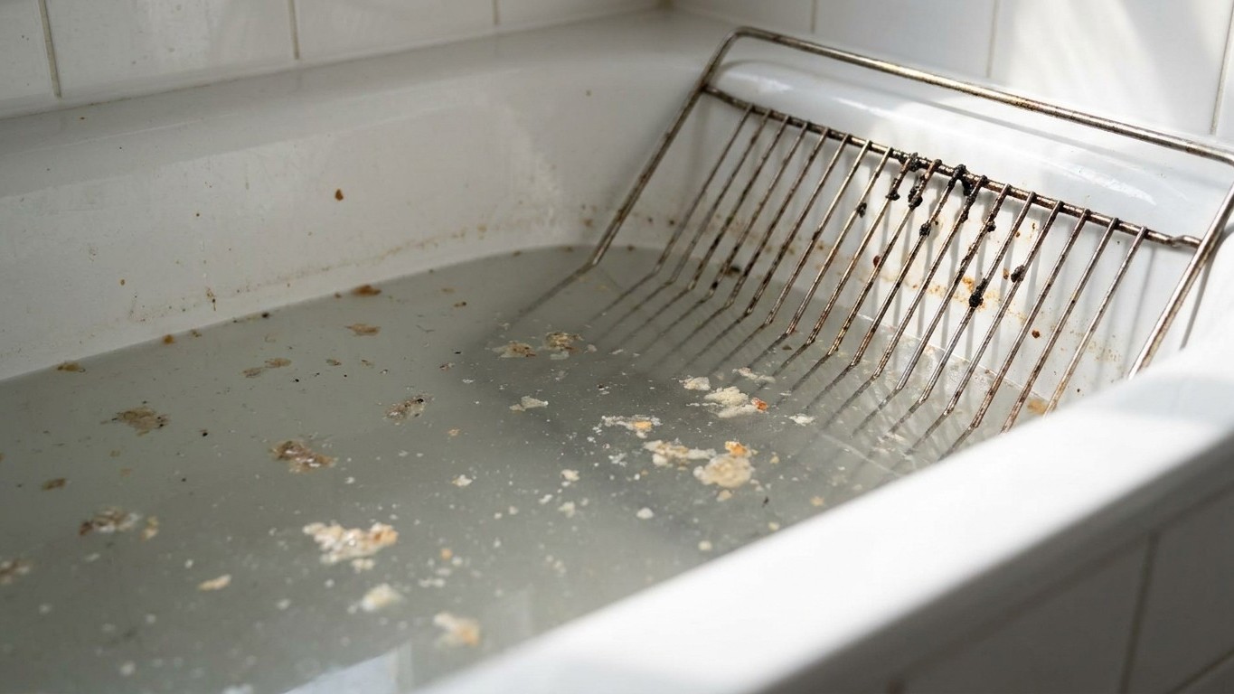I soaked my oven shelves overnight in the bath with two dishwasher tablets just to skip the scrubbing: the next morning, l...