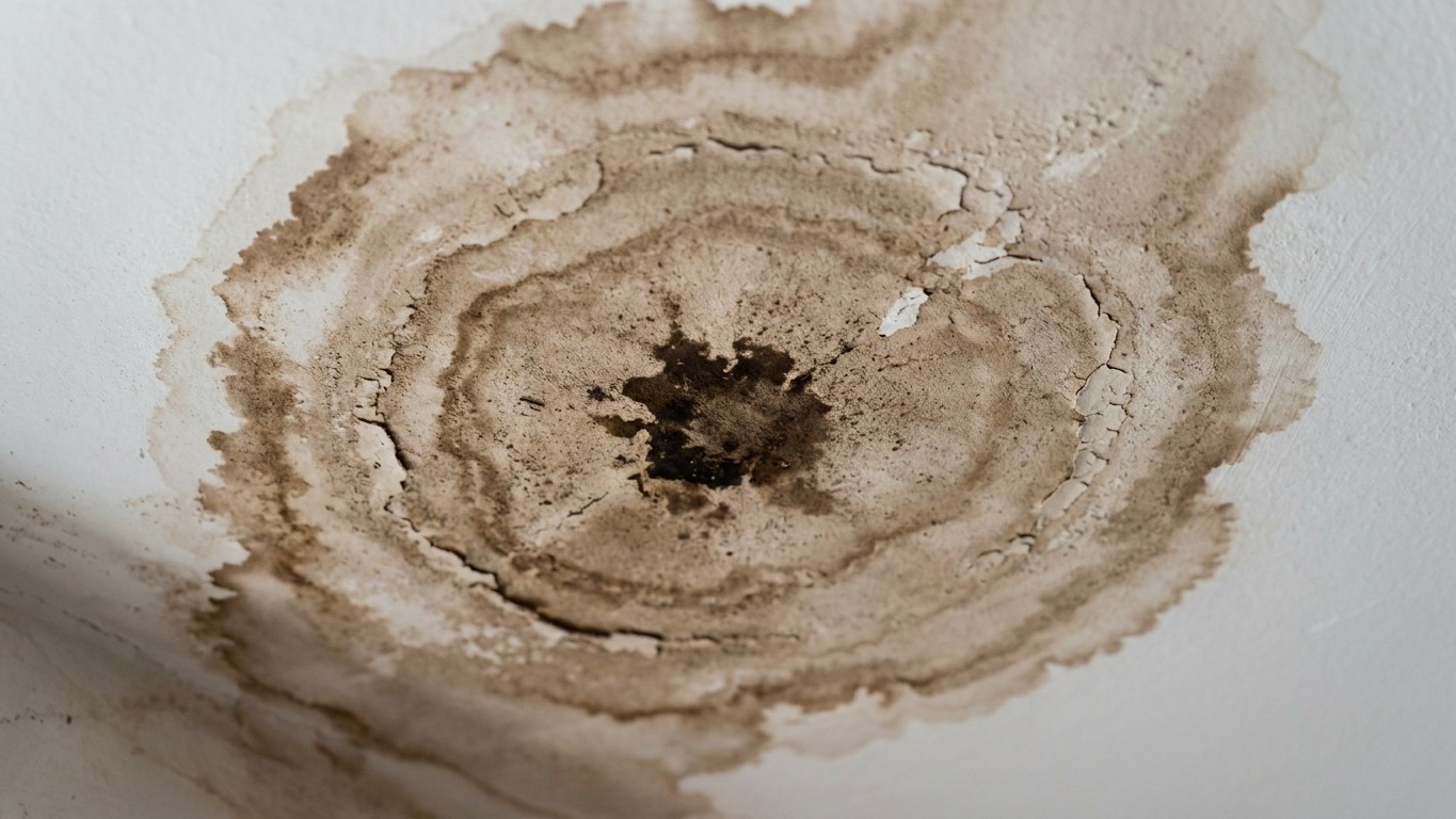 I tiled my walk-in shower straight onto plasterboard just to save a weekend: when the stain came through the ceiling below...