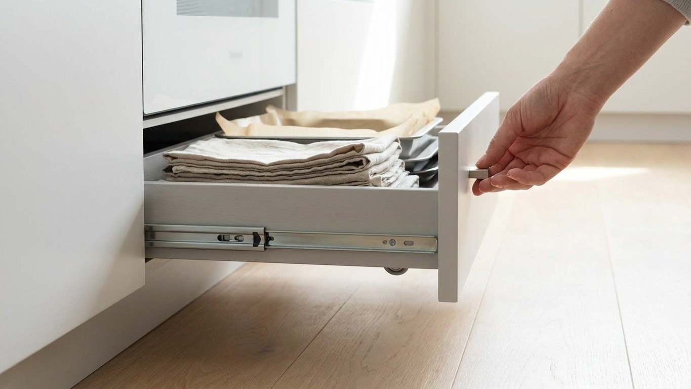 I unclipped the plinth under my kitchen units just to clean behind it: an hour later, tape measure in hand, I understood w...