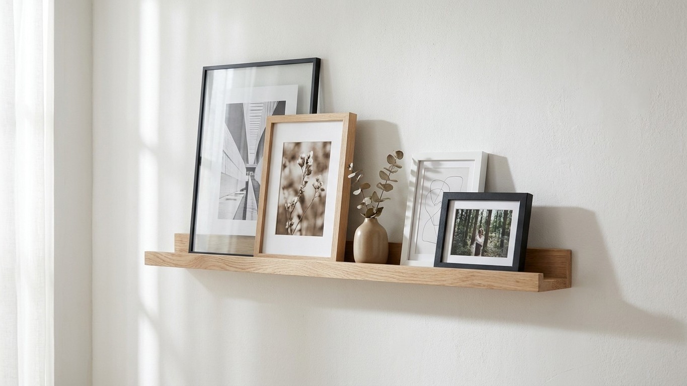 No more thirty holes in the wall for a gallery of frames: this one strip screwed up in an afternoon changes how the whole ...