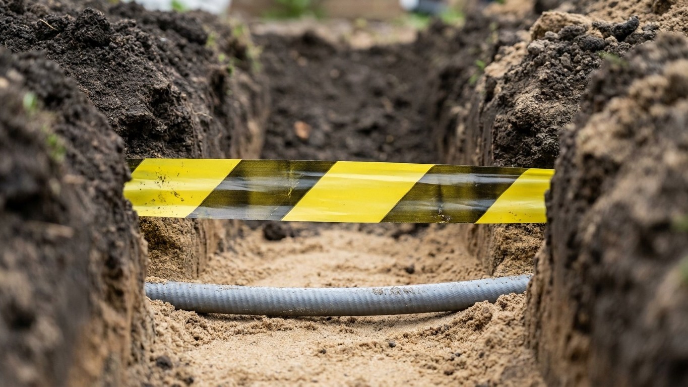 We all insist on burying ordinary twin-and-earth to the shed, when it's this one layer above the cable that decides whethe...