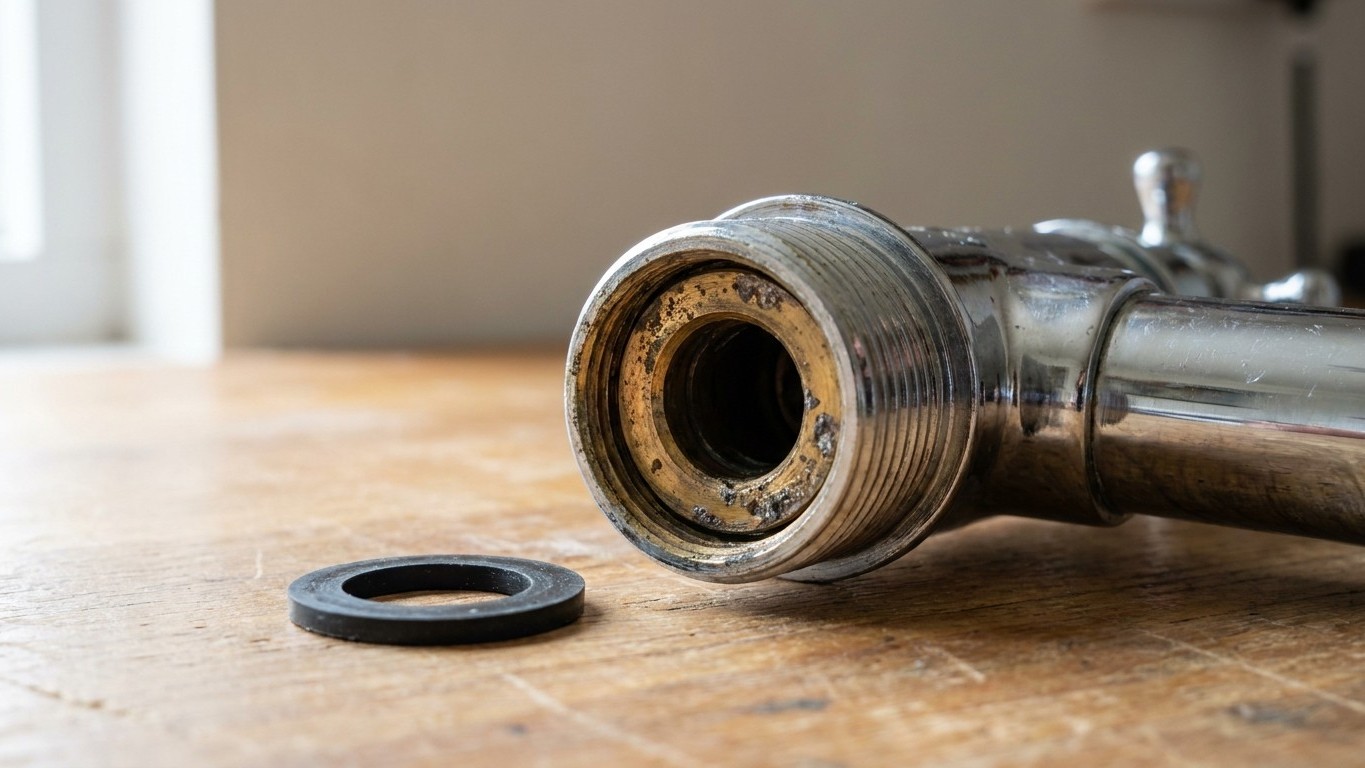 We all insist on changing the washer again, when it's the brass seat underneath that decides whether the tap keeps dripping