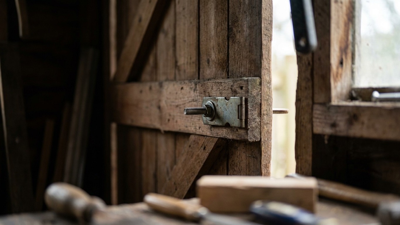 We all keep fitting shed hasps with the screws in the box, when it's this one thing behind the door that decides whether t...