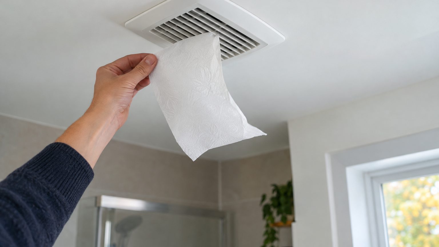 Bathroom Extractor Fan Not Pulling Air? The Tissue Test and 5 Things to Check