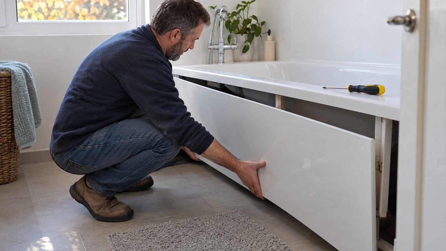 How to Remove a Plastic Bath Panel Without Cracking It (and How to Get It Back On)