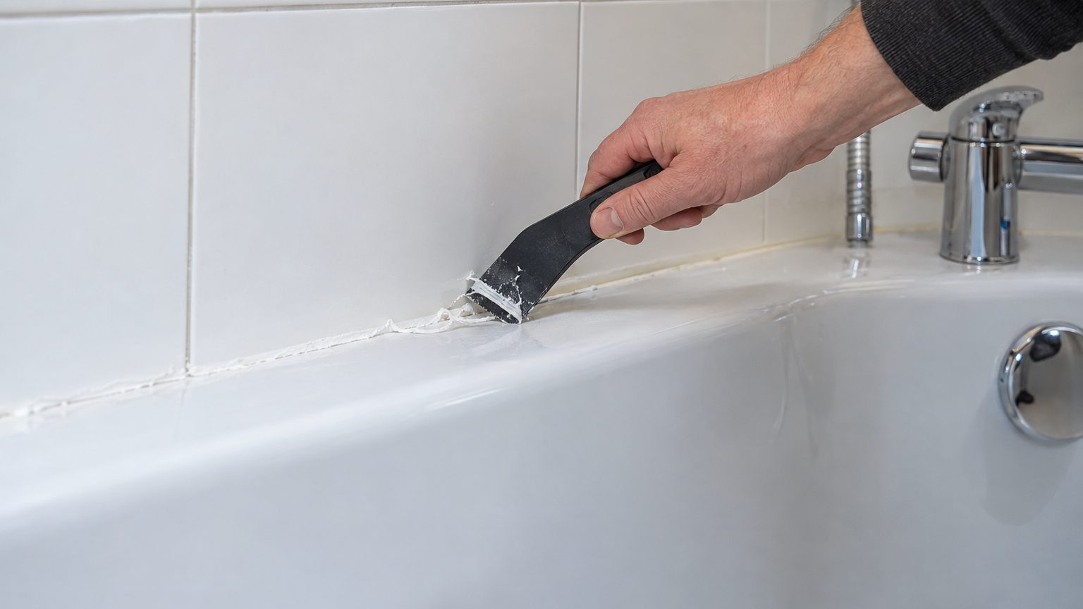 How to Remove Old Silicone Sealant Residue Before Resealing a Bath or Shower