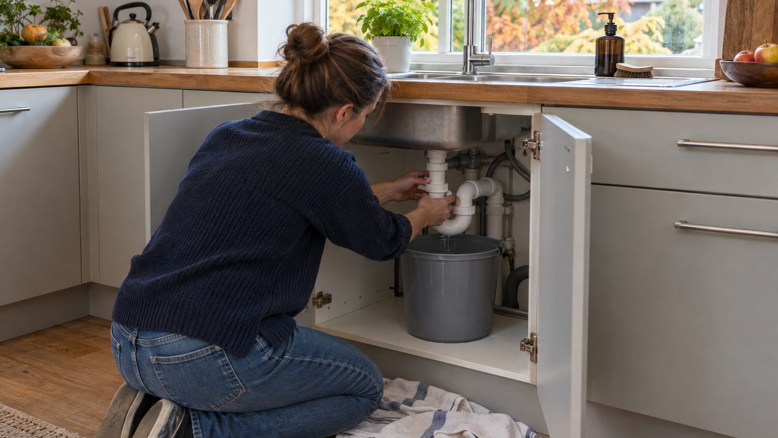Kitchen Sink Smells Like Sewage? Check the Trap, the Appliance Hoses and the Air Valve in This Order